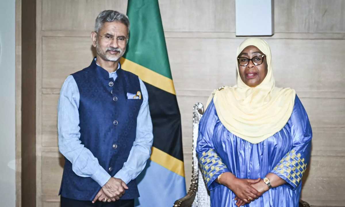 जयशंकर ने तंजानिया के राष्ट्रपति से की मुलाकात जयशंकर ने तंजानिया के राष्ट्रपति से की मुलाकात